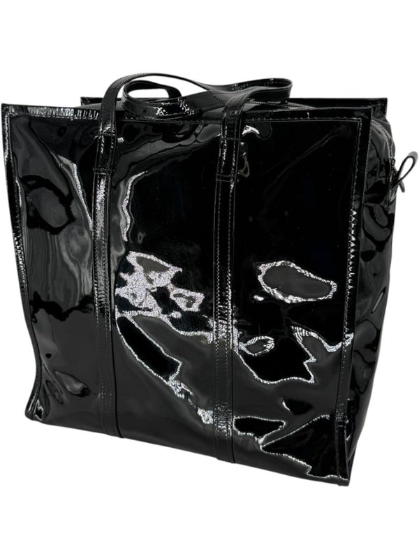 Balenciaga Large Patent Leather Bazar Tote