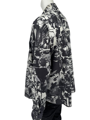 Alexander McQueen Black & White Graphic Print Shirt – Size IT 50 (US L)