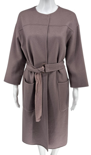 Agnona Cashmere Belted Coat - Size 10