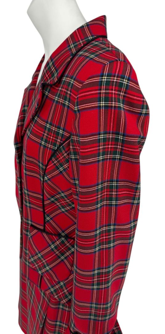 Pendleton Red Tartan Wool Skirt Suit – Size 10