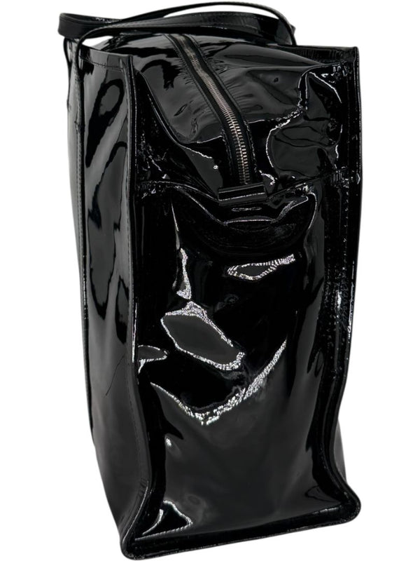 Balenciaga Large Patent Leather Bazar Tote