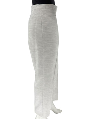 Akris Punto Light Grey Mélange Blazer & Pants Suit Set – Size US 10