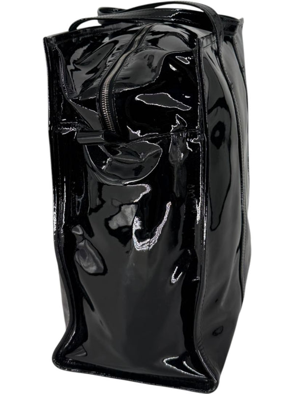 Balenciaga Large Patent Leather Bazar Tote
