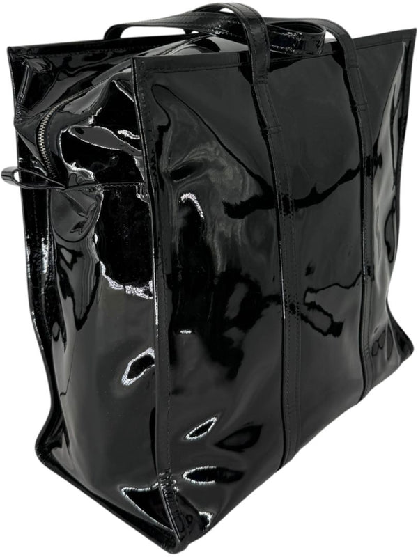 Balenciaga Large Patent Leather Bazar Tote