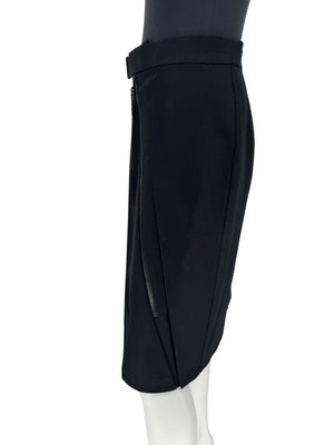 Akris Punto Black Wool Skirt – Size US 12 / FR 44 / DE 42