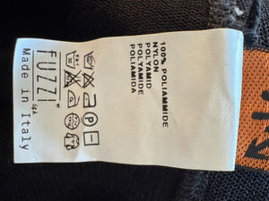 Jean Paul Gaultier Black Ruched Mesh Leggings – Size L