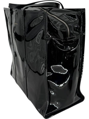Balenciaga Large Patent Leather Bazar Tote