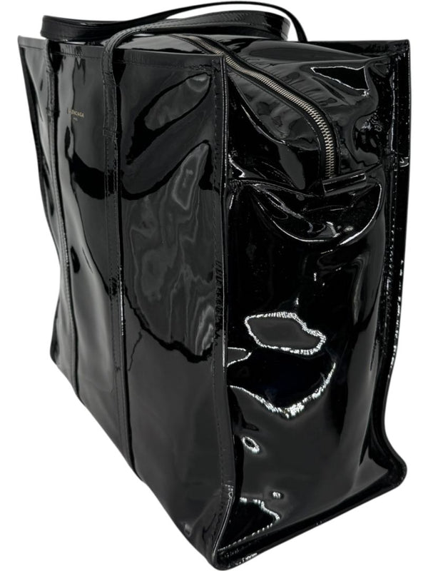 Balenciaga Large Patent Leather Bazar Tote