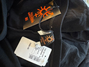 Jean Paul Gaultier Black Ruched Mesh Leggings – Size L