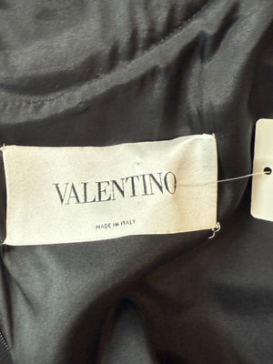 Valentino Black Jersey Mini Dress – Size 10