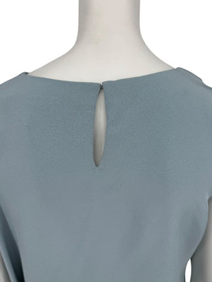 Pamella Roland Blue Draped Tunic & Pants Set Women’s Evening Formal 2 Piece – Size L