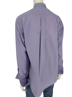 Craig Taylor Purple Long-Sleeve Button-Down Shirt – Size M