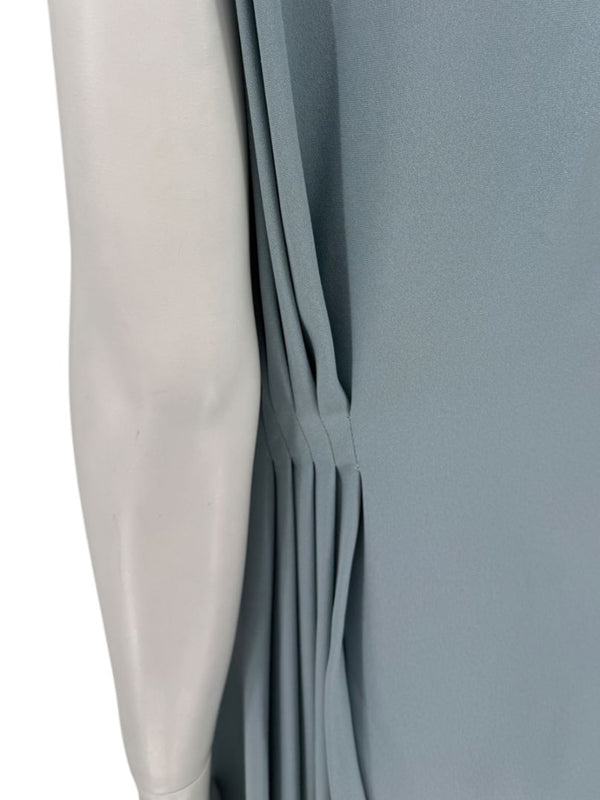 Pamella Roland Blue Draped Tunic & Pants Set Women’s Evening Formal 2 Piece – Size L