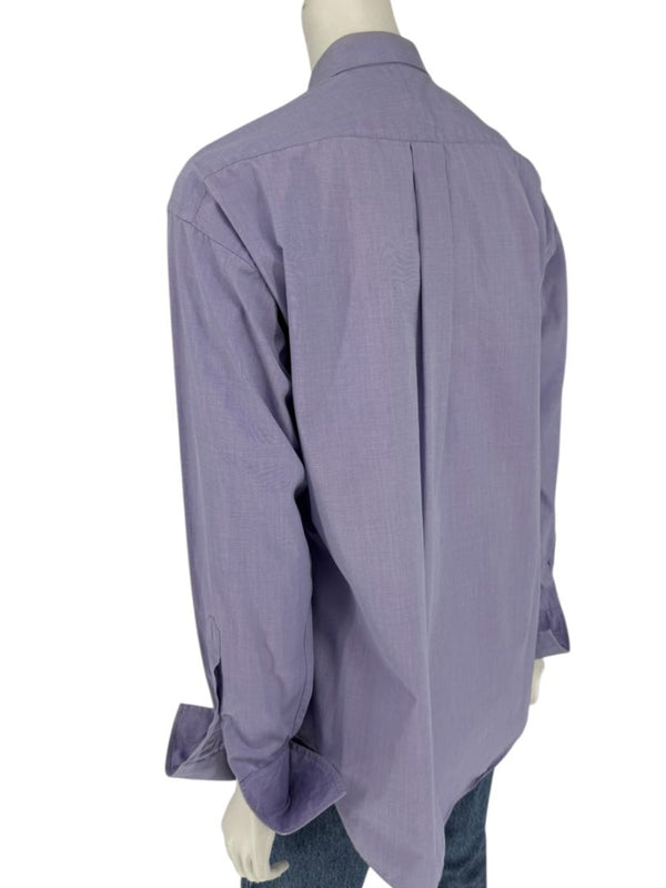 Craig Taylor Purple Long-Sleeve Button-Down Shirt – Size M