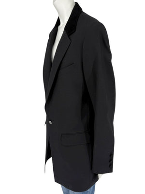 Karl Lagerfeld for H&M Men’s Black Wool Blazer –Size EU 52 / US 42