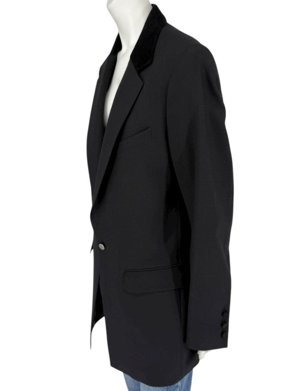 Karl Lagerfeld for H&M Men’s Black Wool Blazer –Size EU 52 / US 42