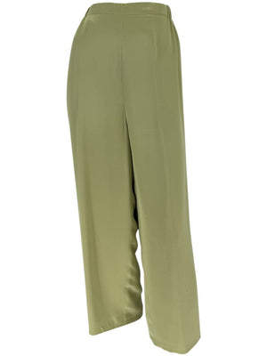 Bill Blass Three-Piece Green & Geometric Jacket Pant Set – XL
