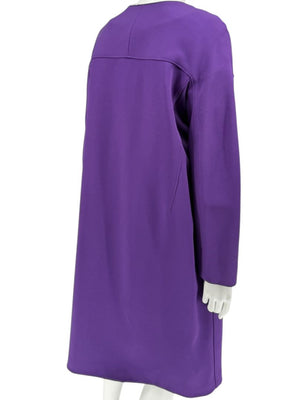 Pamella Roland Purple 2-Piece Dress & Coat Set Sheath Dress & Jacket – Large