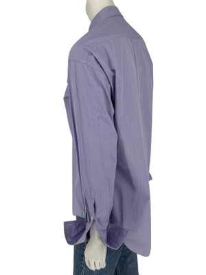 Craig Taylor Purple Long-Sleeve Button-Down Shirt – Size M