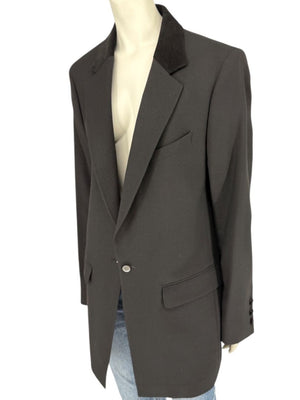 Karl Lagerfeld for H&M Men’s Black Wool Blazer –Size EU 52 / US 42