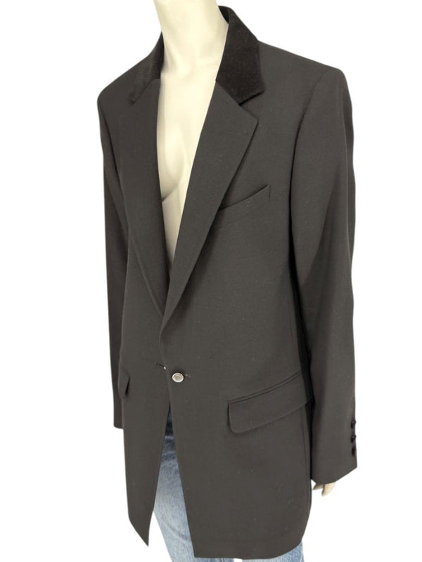 Karl Lagerfeld for H&M Men’s Black Wool Blazer –Size EU 52 / US 42