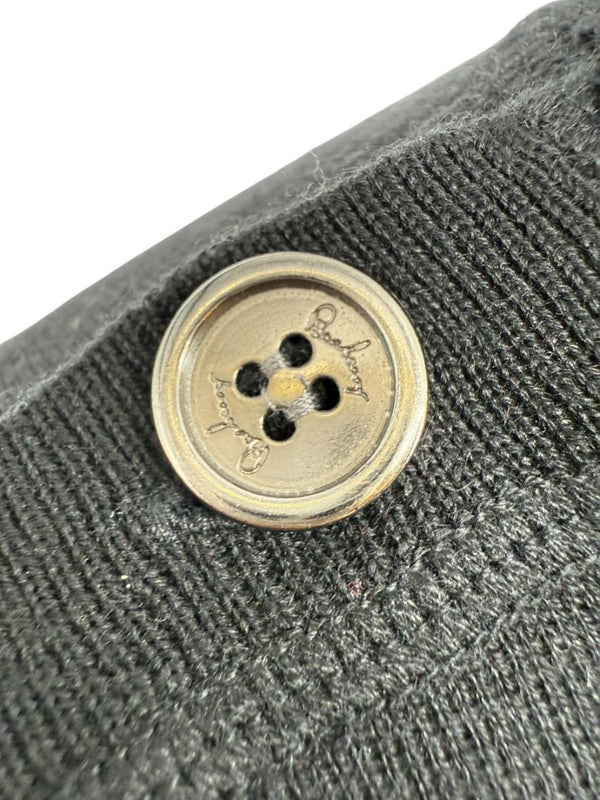 Burberry London Black Silk & Cashmere Knit Top – Size L