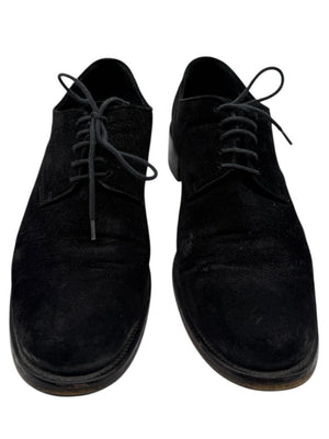 Prada Black Suede Lace-Up Derby Shoes – Size 40