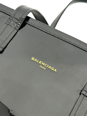 Balenciaga Large Patent Leather Bazar Tote