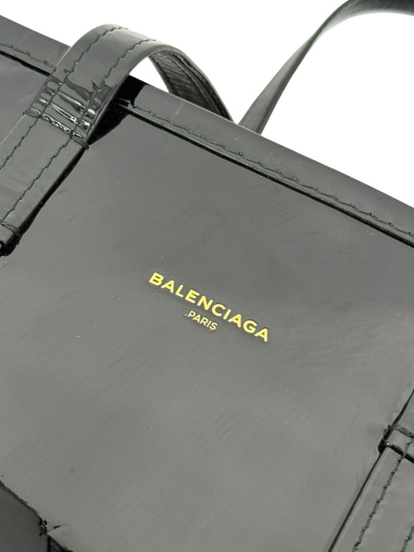Balenciaga Large Patent Leather Bazar Tote