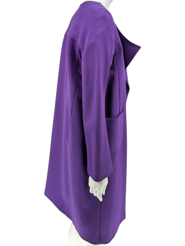 Pamella Roland Purple 2-Piece Dress & Coat Set Sheath Dress & Jacket – Large