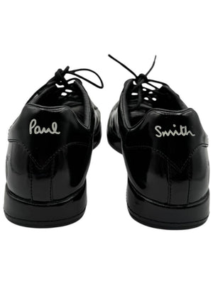 Paul Smith Black Patent Leather Lace-Up Sneakers – Size 7 Men's
