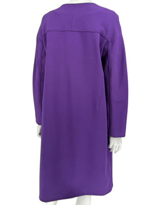 Pamella Roland Purple 2-Piece Dress & Coat Set Sheath Dress & Jacket – Large