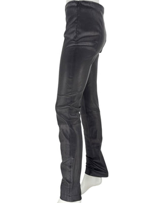 The Row Black Lambskin-Front Legging Pants – Size Large