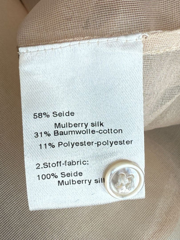 Akris Sheer Silk Organza Sleeveless Blouse – Size US 10 (FR 42 / DE 40)