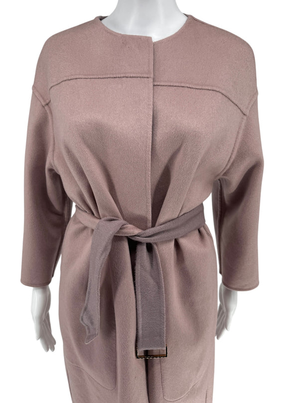 Agnona Cashmere Belted Coat - Size 10