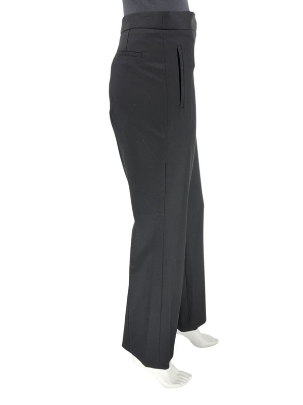 Pamella Roland Black Tailored Straight-Leg Pants – Large