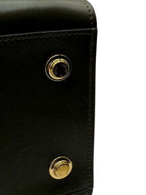 Louis Vuitton White/Green Leather City Steamer MM Bag