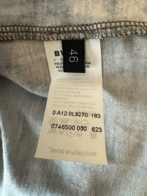 Les Copains Mixed Print Long Sleeve Top - FR 46