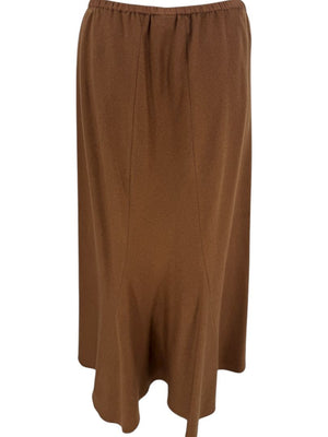 Peter Cohen Cashmere Camel Brown Maxi Skirt – Large