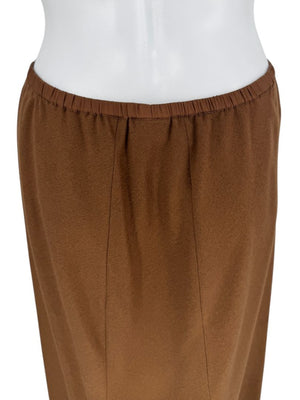 Peter Cohen Cashmere Camel Brown Maxi Skirt – Large
