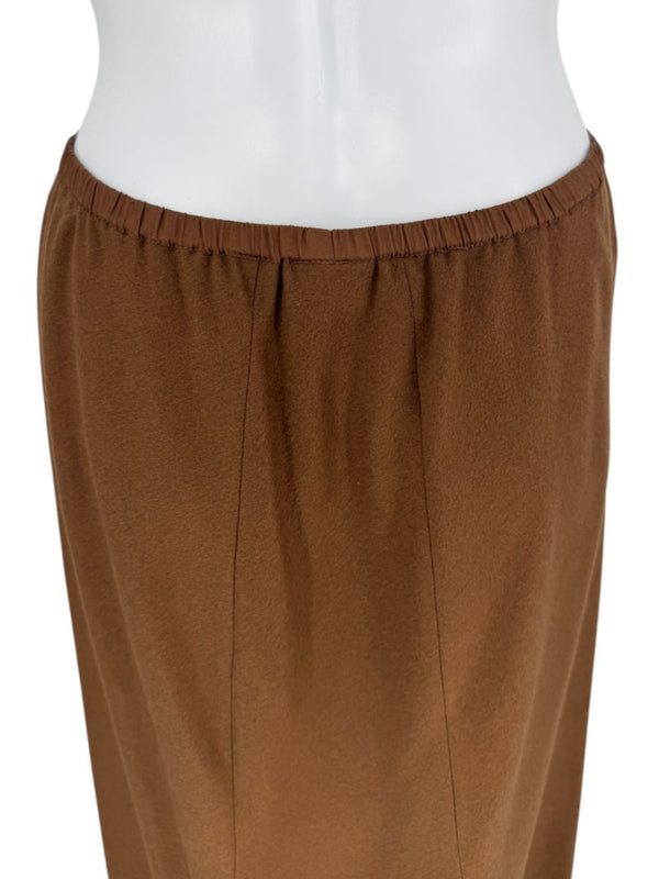 Peter Cohen Cashmere Camel Brown Maxi Skirt – Large