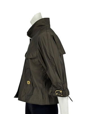 Burberry London Cropped Double-Breasted Jacket – Size US 12 / UK 14