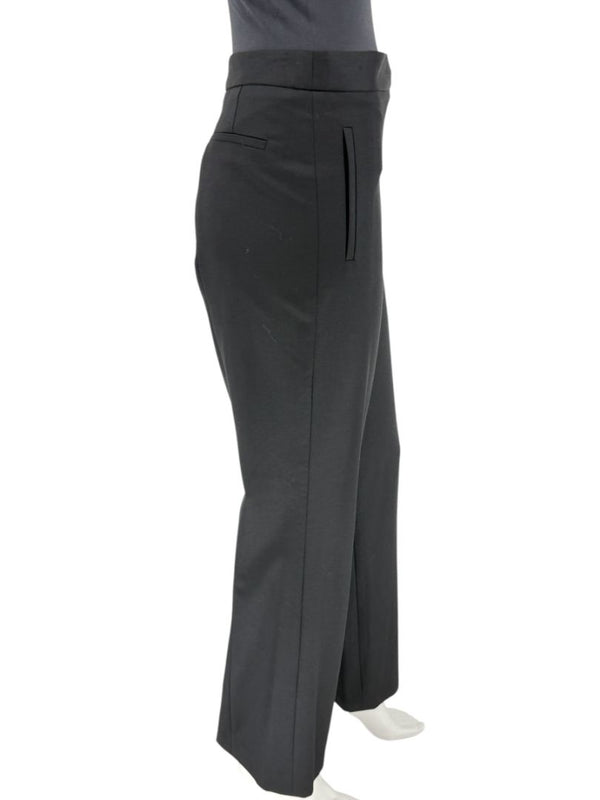 Pamella Roland Black Tailored Straight-Leg Pants – Large