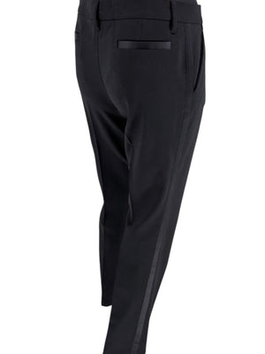 Dolce & Gabbana Black Wool-Silk Blend Tuxedo Blazer & Pants Set – Size IT 44 (US 8)