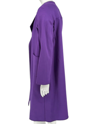 Pamella Roland Purple 2-Piece Dress & Coat Set Sheath Dress & Jacket – Large