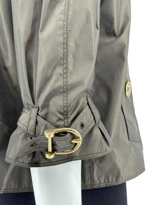 Burberry London Cropped Double-Breasted Jacket – Size US 12 / UK 14