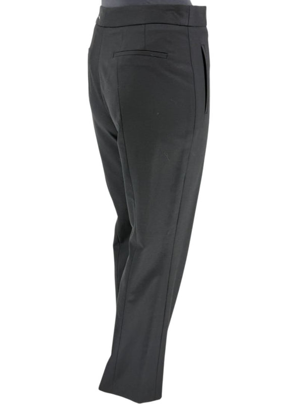 Pamella Roland Black Tailored Straight-Leg Pants – Large