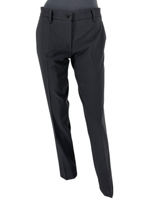 Dolce & Gabbana Black Wool-Silk Blend Tuxedo Blazer & Pants Set – Size IT 44 (US 8)