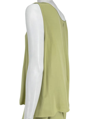 Bill Blass Three-Piece Green & Geometric Jacket Pant Set – XL