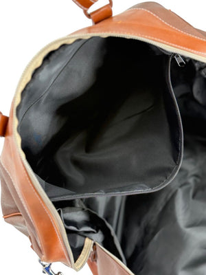 Mulholland Brothers “Hippo” Leather Duffel Bag